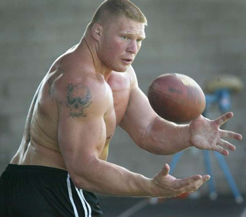 Brock Lesnar's NFL Combine Shocked Football Fans