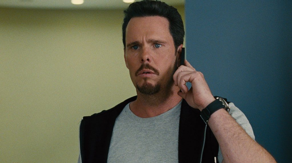 johnny drama looks worried during a phone call with chuck liddell