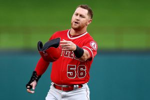 kole calhoun tosses his helmet during another lost season for the halos