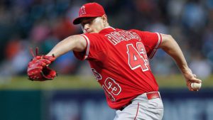garrett richards delivers a pitch during another lost season for the halos