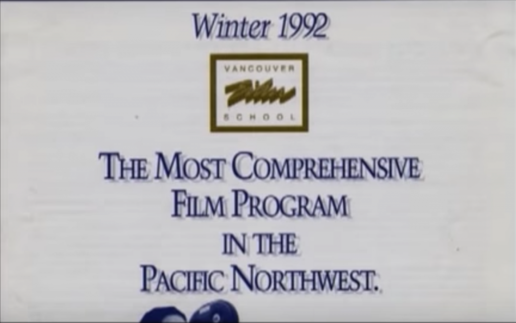 a picture of the vancouver film school 1992 Winter program