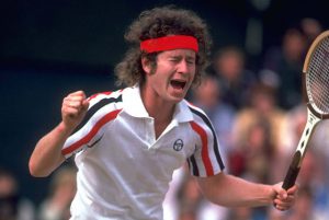 john mcenroe protests a call at wimbeldon in 1980