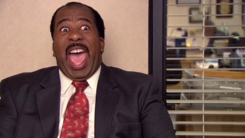 stanley hudson freaking out