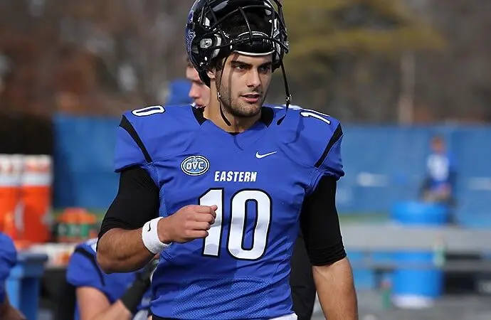 Jimmy Garoppolo in his college days at Eastern Illinois University