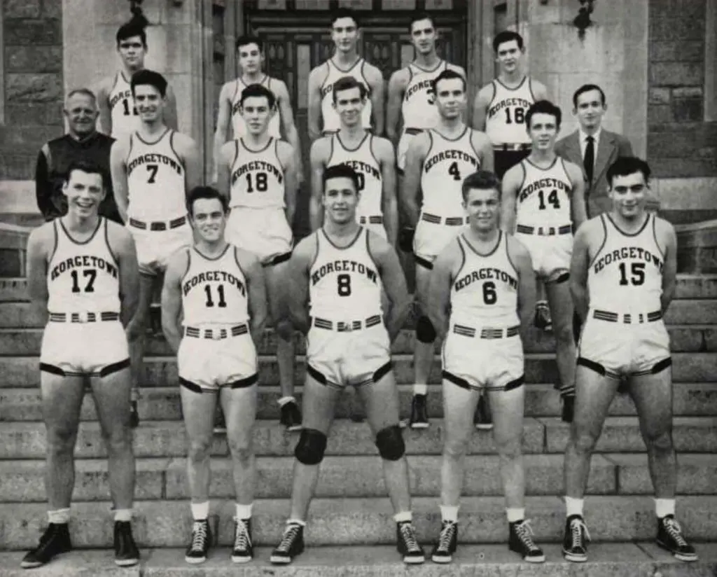 Dino Martin and the 1942 Georgetown Hoyas basketball team