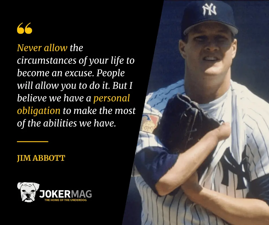 Jim Abbott Quotes - StoreMyPic