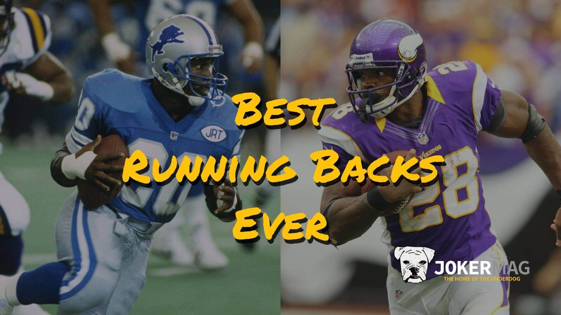 Barry Sanders, Adrian Peterson, and the best running backs in NFL history