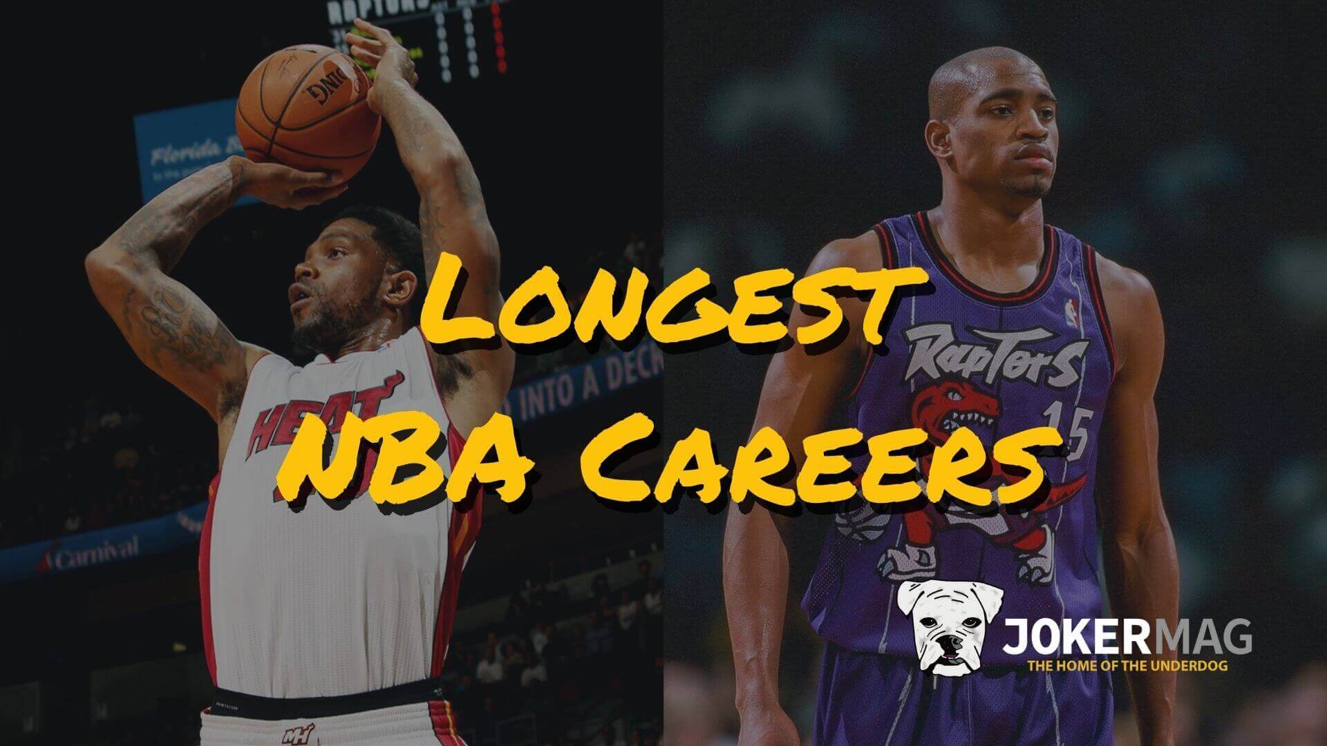Vince Carter and Udonis Haslem boast some of the longest NBA careers of all time