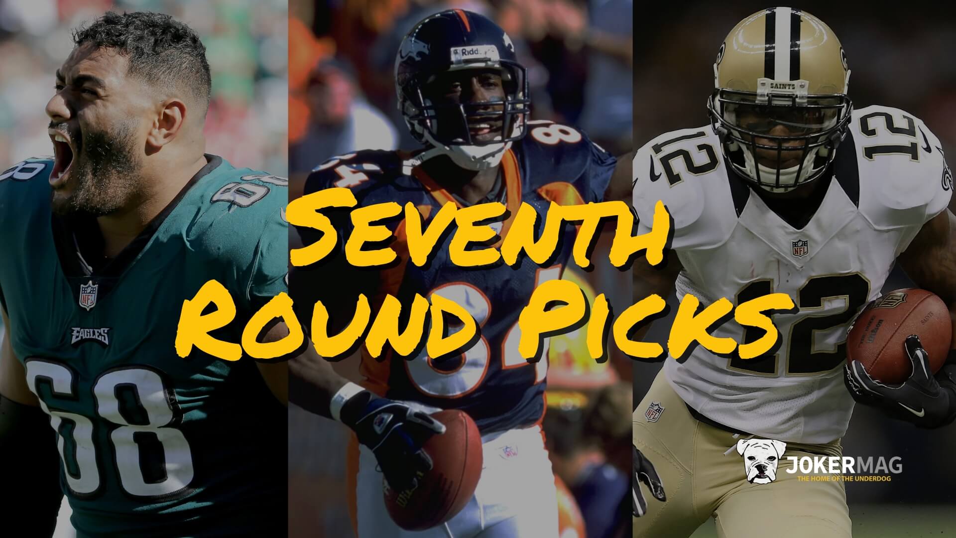 The best 7th round picks in NFL history, including Shannon Sharpe, Marques Colston, and Jordan Mailata