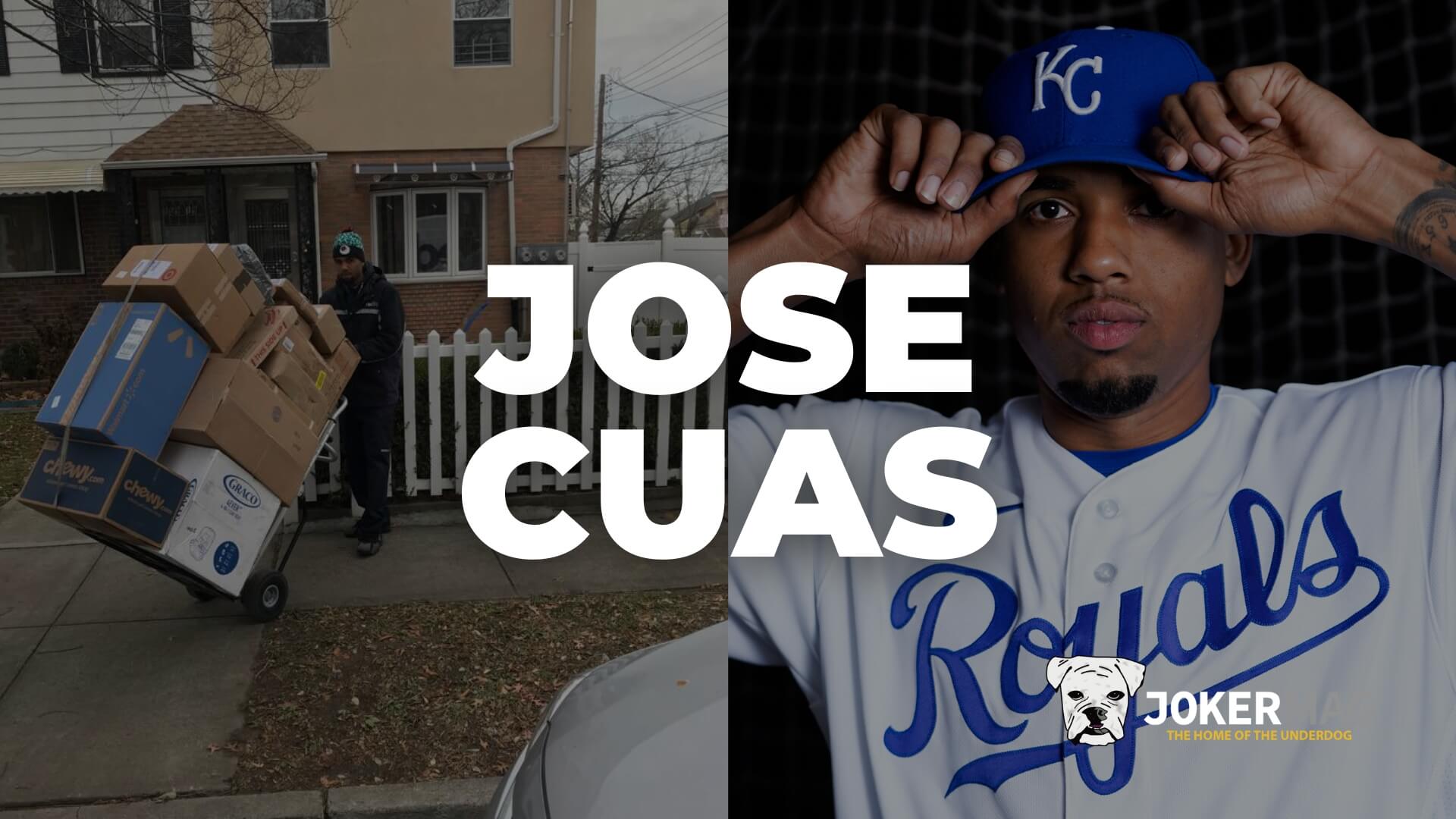 Jose Cuas went from FedEx delivery driver to MLB pitcher for the Kansas City Royals
