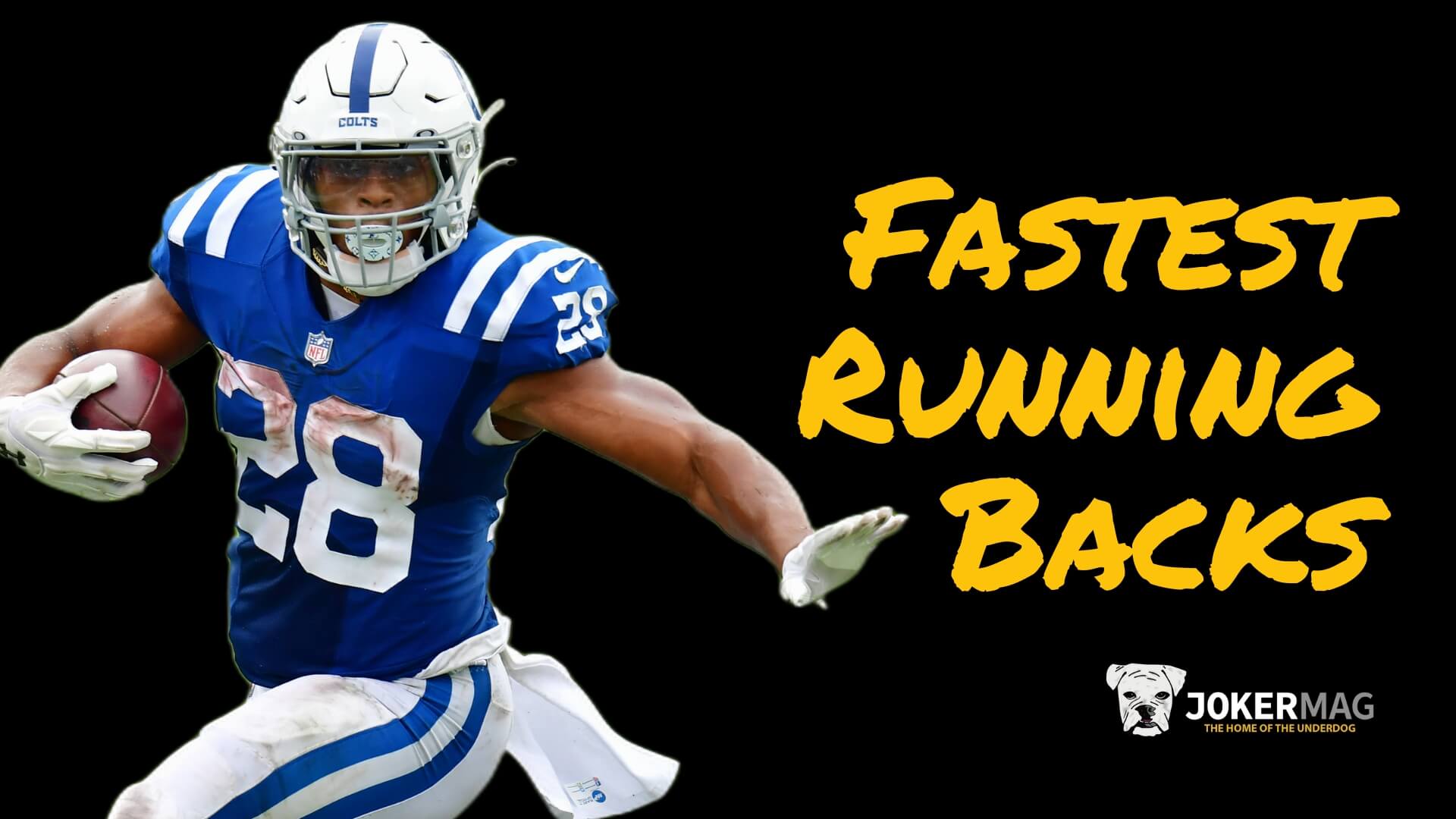 Jonathan Taylor and the fastest NFL running backs