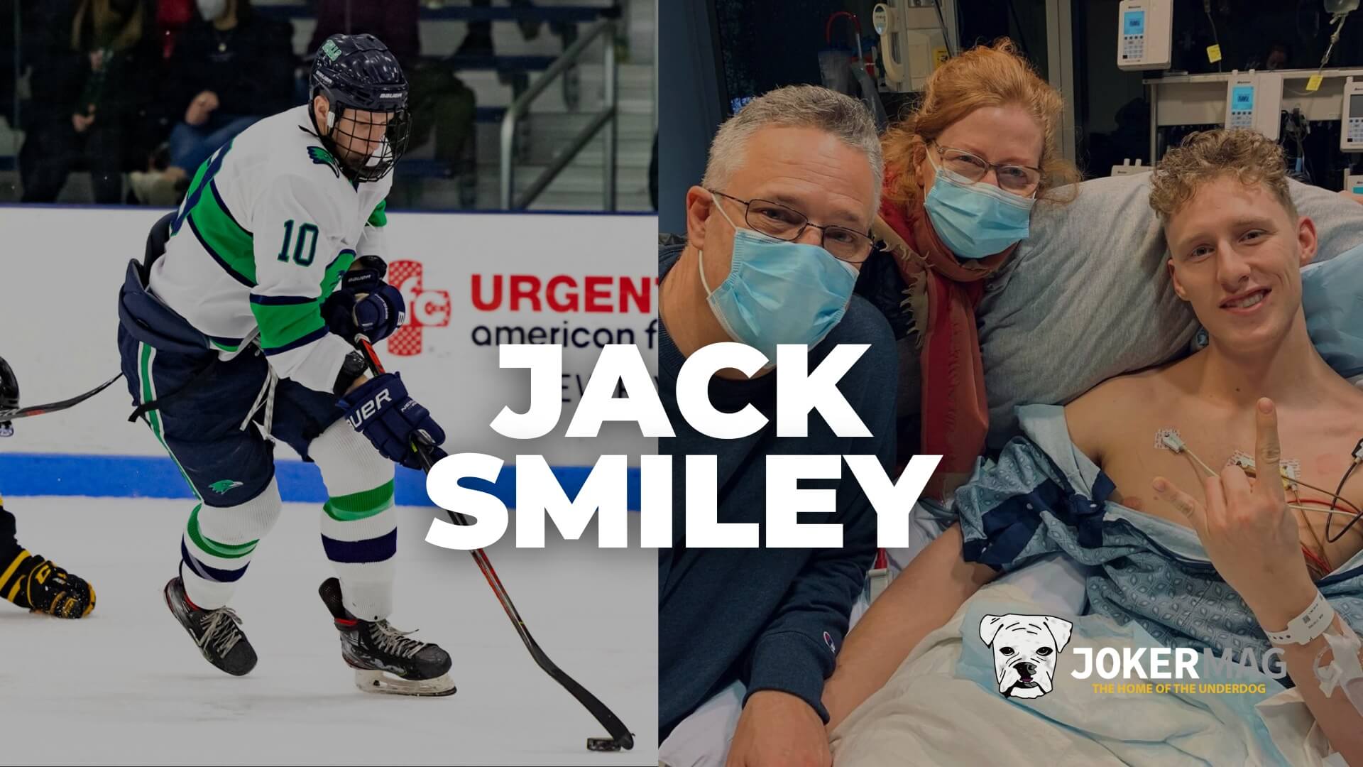Jack Smiley, an Endicott College hockey player, joins us for an interview about his stroke recovery and positive mindset