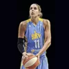An illustration of Elena Delle Donne on the cover of our deep dive into the average height of WNBA players