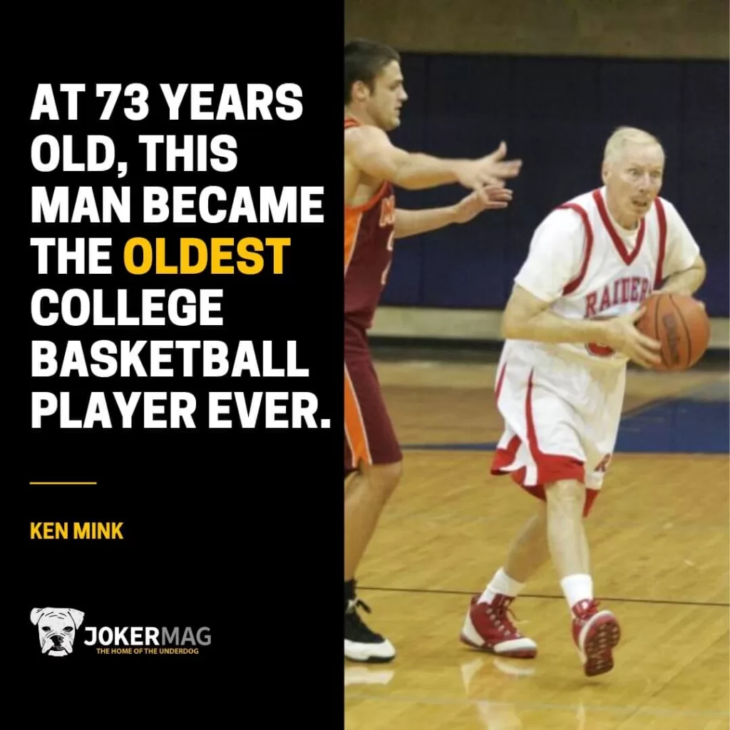 Ken Mink: At 73 years old, this man became the oldest college basketball player ever.