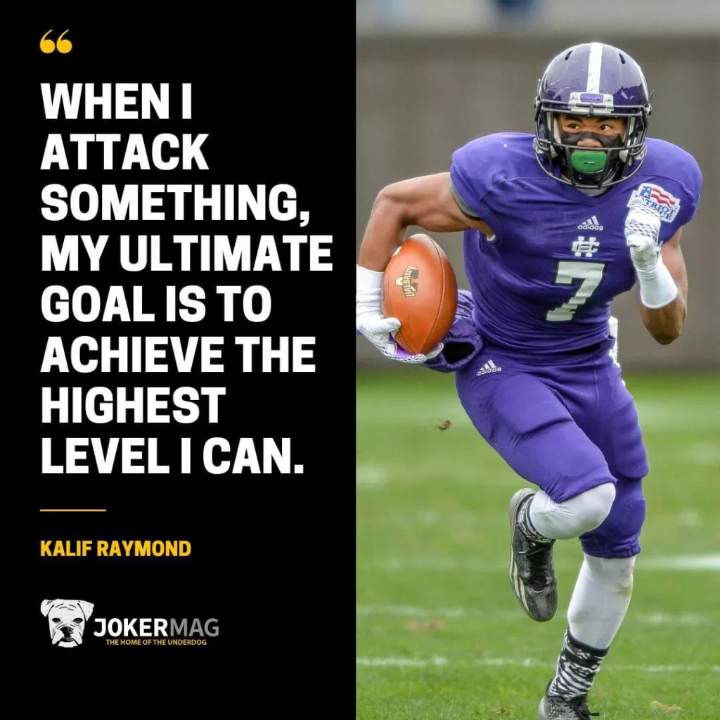 Kalif Raymond Signs With Denver Broncos - Holy Cross Athletics