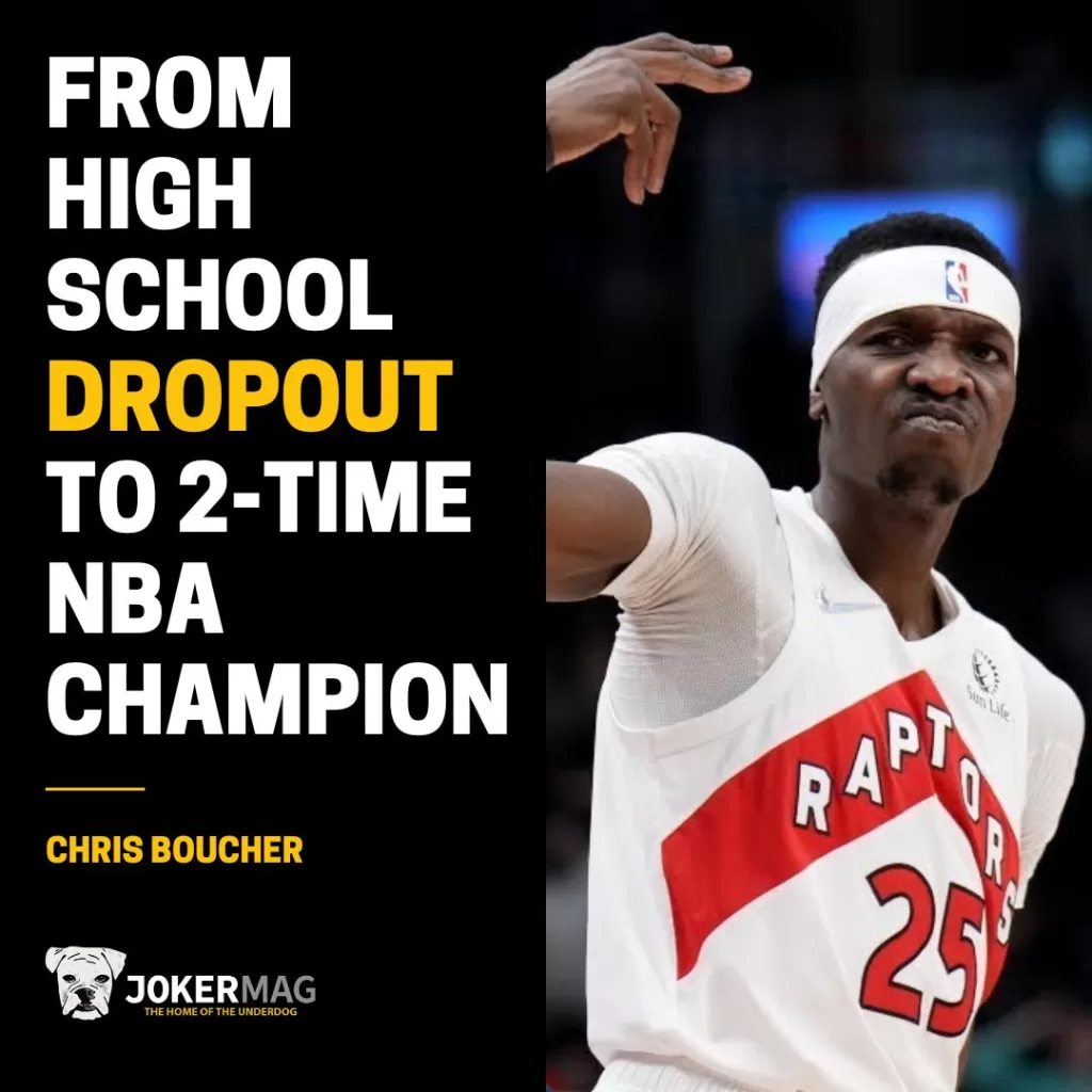 Chris Boucher: From high school dropout to 2-time NBA Champion.