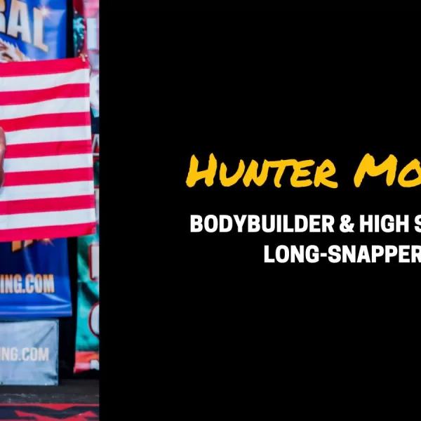 An interview with bodybuilder and high school long-snapper Hunter Moore, who has overcome physical and mental challenges stemming from cerebral palsy