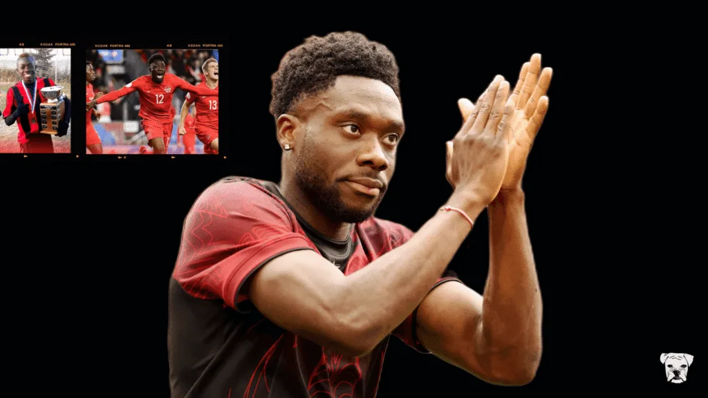 The inspiring underdog story of Alphonso Davies, who went from a Ghana refugee camp to Canadian soccer star in the 2026 World Cup