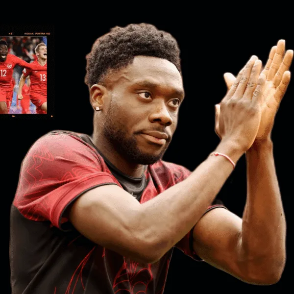 The inspiring underdog story of Alphonso Davies, who went from a Ghana refugee camp to Canadian soccer star in the 2026 World Cup